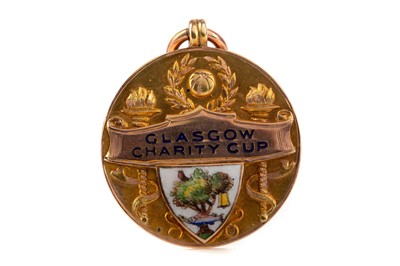 Lot 1506 - SANDY ARCHIBALD OF RANGERS F.C. - HIS GLASGOW CHARITY CUP WINNERS GOLD MEDAL 1925