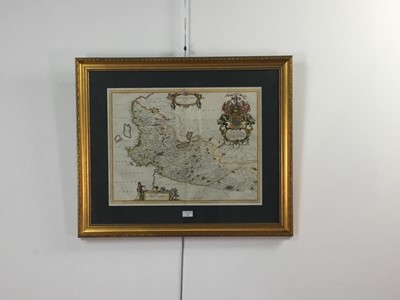 Lot 821 - A HAND COLOURED MAP OF 'CUNINGHAMIA'
