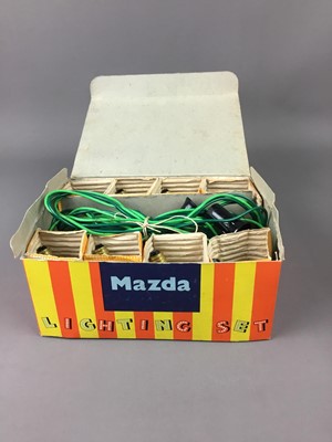 Lot 398 - FOUR SETS OF MAZDA VINTAGE CHRISTMAS LIGHTS