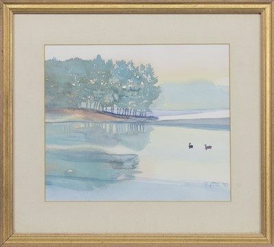 Lot 136 - AN UNTITLED WATERCOLOUR BY PAM CARTER