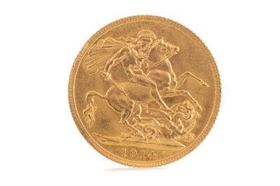 Lot 93 - A GEORGE V GOLD SOVEREIGN DATED 1914