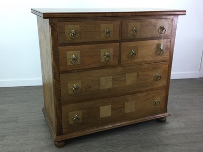 Lot 49 - A PAIR OF REPRODUCTION CHESTS AND A MATCHING PEDESTAL CHEST