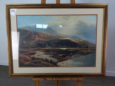 Lot 477 - HIGHLAND SCENE, A PRINT