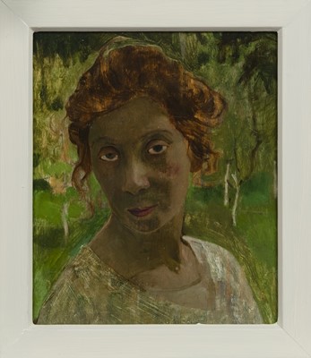 Lot 326 - ISOBEL (THE ARTIS'S WIFE), AN OIL BY ROBERT SIVELL