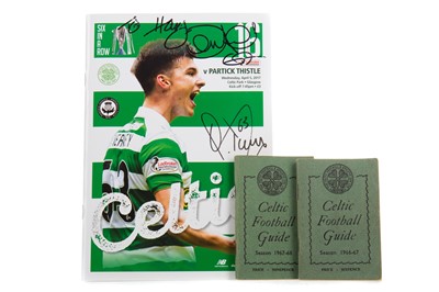Lot 1514 - TWO CELTIC FOOTBALL GUIDE BOOKS AND A PROGRAMME