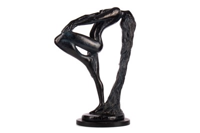 Lot 269 - A BRONZED PLASTER SCULPTURE OF A NUDE WOMAN