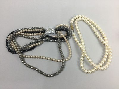 Lot 13 - A COLLECTION OF BEADED NECKLACES