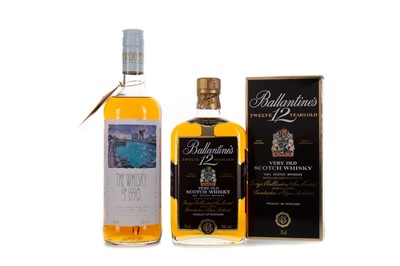 Lot 217 - WHITE & MACKAY "THE WHISKY OF 1990" 75CL & BALLANTINE'S 12 YEAR OLD 75CL