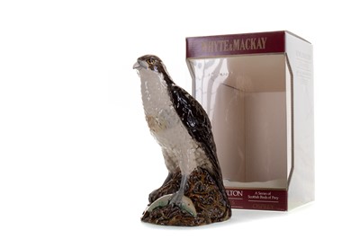 Lot 241 - WHYTE & MACKAY ROYAL DOULTON CERAMIC OSPREY DECANTER 37.5CL