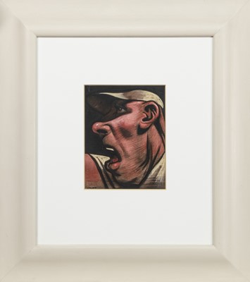 Lot 199 - AN UNTITLED PASTEL BY PETER HOWSON