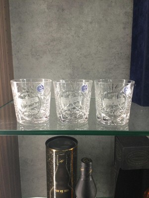 Lot 246 - GLENFARCLAS 1955 GLENCAIRN CRYSTAL DECANTER SET & 6 GLASSES 75CL