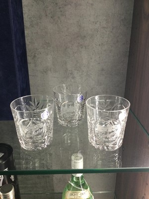 Lot 246 - GLENFARCLAS 1955 GLENCAIRN CRYSTAL DECANTER SET & 6 GLASSES 75CL