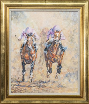 Lot 197 - BY A NOSE, AN OIL BY ROSALIND SUMMERS