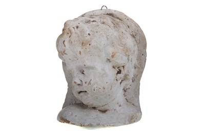 Lot 226 - CHILD'S FACE, A SCULPTURE BY ELEANOR CHRISTIE-CHATTERLEY