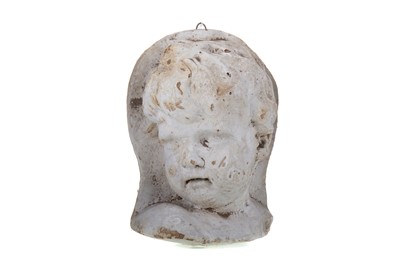 Lot 226 - CHILD'S FACE, A SCULPTURE BY ELEANOR CHRISTIE-CHATTERLEY