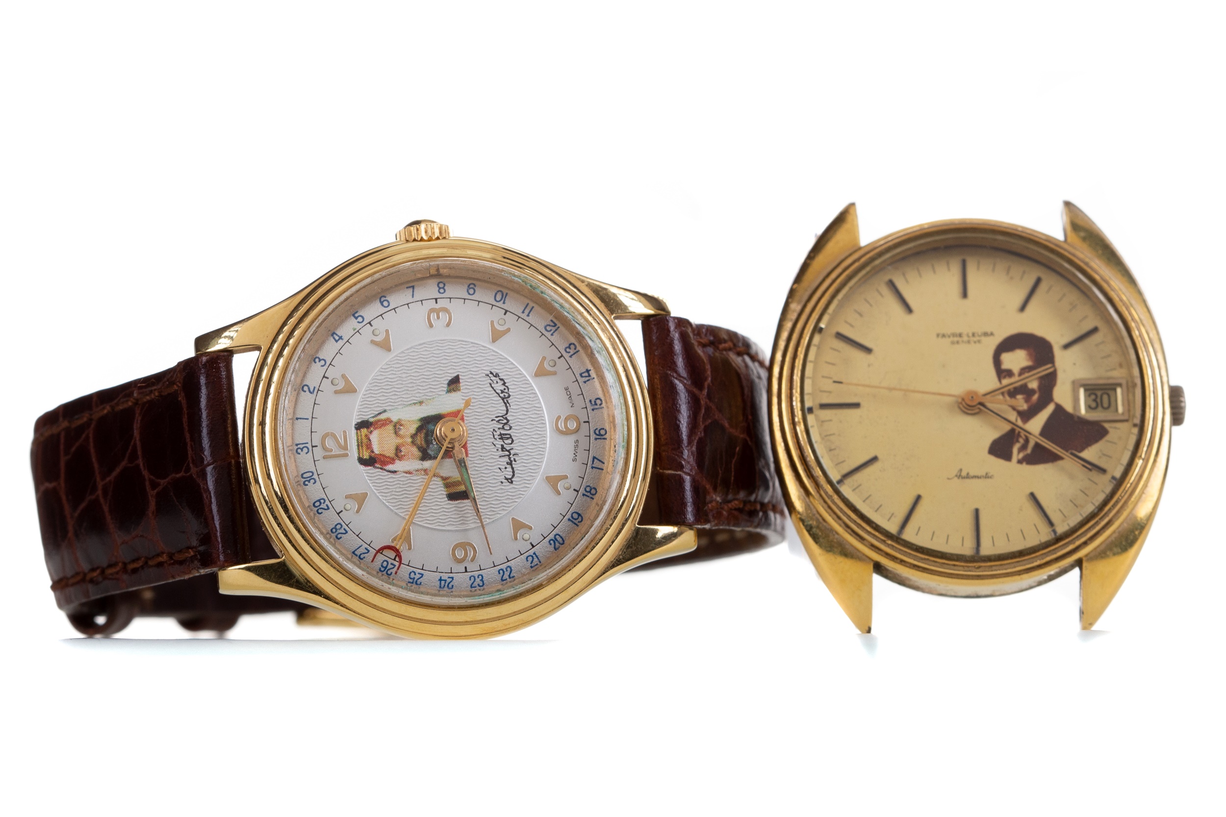 Lot 844 AN ORIS AND A FAVRE LEUBA WRIST WATCH