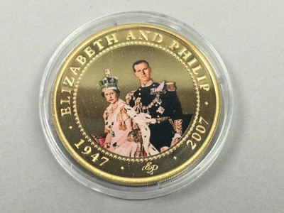 Lot 75 - HISTORY OF THE ROYAL FAMILY PORTRAIT COINS AND OTHER COINS
