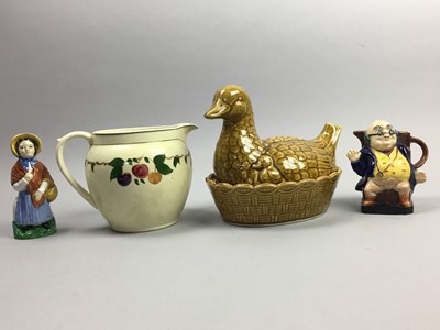 Lot 178 - A ROYAL DOULTON 'APOTHECARY' CHARACTER JUG ALONG WITH OTHER CERAMICS