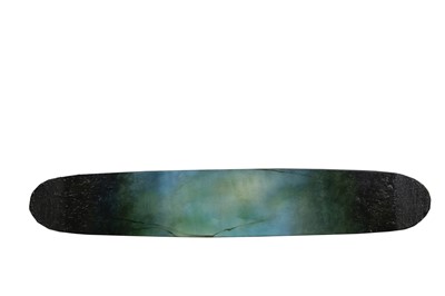 Lot 250 - OVAL POOL, AN ACRYLIC BY NEIL DALLAS BROWN