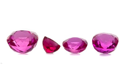 Lot 514 - **COLLECTION OF CERTIFICATED UNMOUNTED RUBIES
