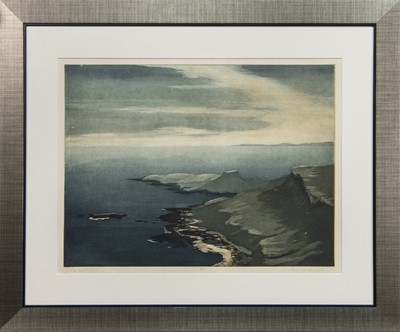 Lot 259 - BROTHERS POINT, AN ETCHING BY TOM MACKENZIE
