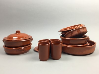 Lot 92 - A SET OF TERRACOTTA DISHES