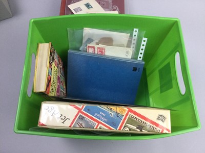 Lot 15 - A COLLECTION OF ASSORTED STAMPS AND CATALOGUES