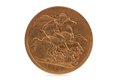 Lot 111 - A GEORGE V GOLD SOVEREIGN DATED 1915