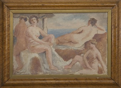 Lot 346 - AN UNTITLED OIL ATTRIBUTED TO ADRIAN MAURICE DAINTREY