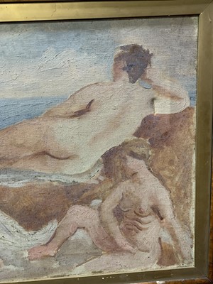 Lot 346 - AN UNTITLED OIL ATTRIBUTED TO ADRIAN MAURICE DAINTREY
