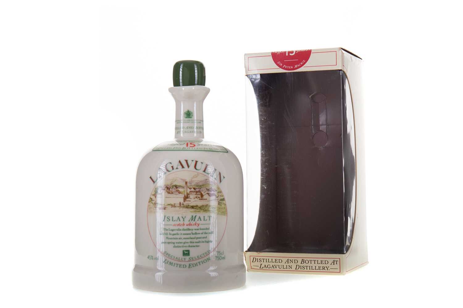 Lot 315 - LAGAVULIN 15 YEAR OLD WHITE HORSE DECANTER 75CL