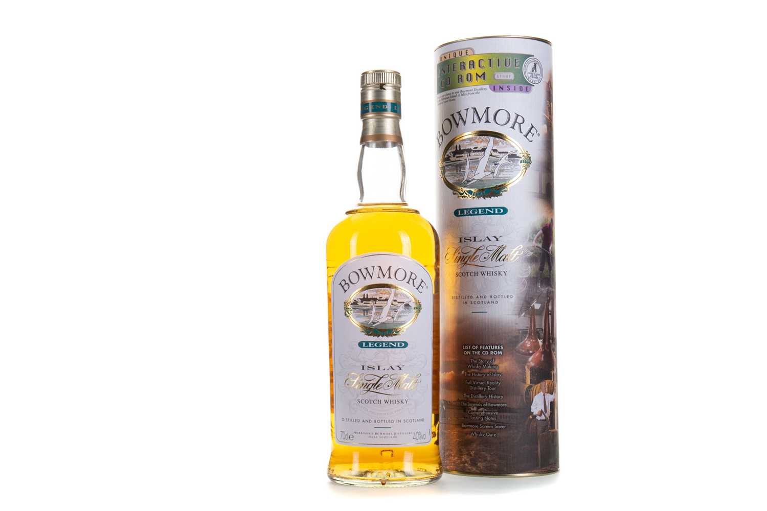 Lot 339 - BOWMORE LEGEND WITH CD ROM