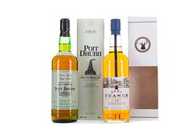 Lot 342 - POIT DHUBH 12 YEAR OLD AND GLEN FRASER 12 YEAR OLD