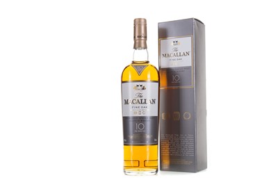 Lot 349 - MACALLAN 10 YEAR OLD FINE OAK