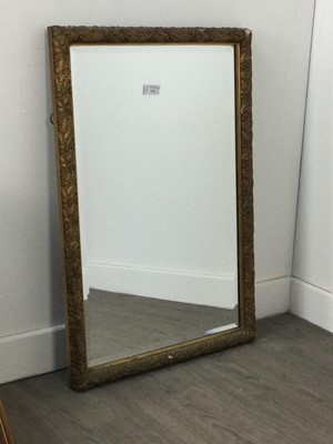 Lot 547 - A LOT OF TWO GILT FRAMED WALL MIRRORS