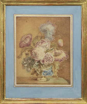 Lot 353 - A PAIR OF FLORAL WATERCOLOURS