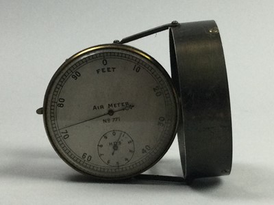 Lot 166 - A LATE 19TH/EARLY 20TH CENTURY AIR METER