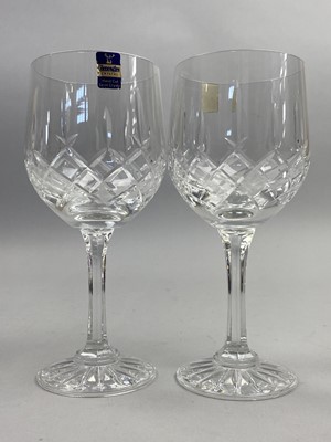 Lot 359 - A SET OF SIX GLENEAGLES WINE GLASSES AND OTHERS