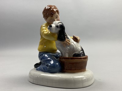 Lot 363 - A ROYAL DOULTON HALYCON DAYS FOREVER FIGURE AND OTHER CERAMICS