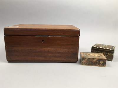 Lot 342 - FOUR CASKETS AND A TOOL BOX