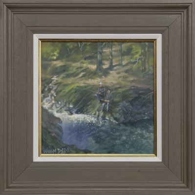Lot 389 - SUMMER AT ARDLUI, AN OIL BY WILLIAM DOBBIE