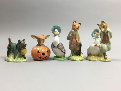 Lot 398 - A COLLECTION OF BESWICK BEATRIX POTTER FIGURES AND OTHER FIGURES