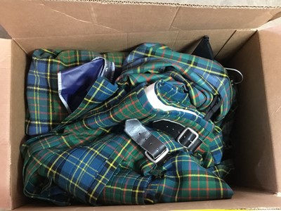 Lot 427 - TWO KILTS WITH OTHER HIGHLAND DRESS