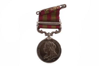 Lot 34 - AN INDIAN SERVICE MEDAL 1895 -1902