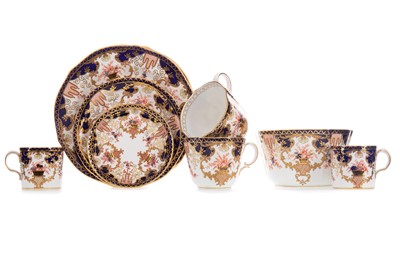 Lot 411 - A ROYAL CROWN DERBY IMARI PART TEA SET