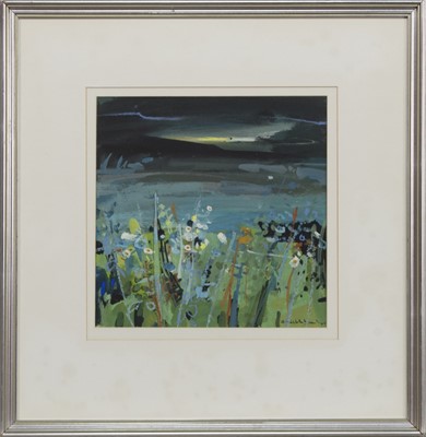 Lot 171 - WILD FLOWERS, LOCH TAY, AN OIL BY HAMISH MACDONALD