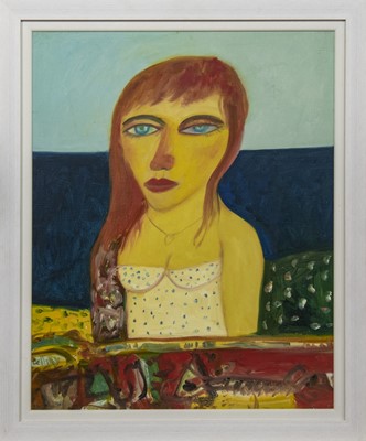 Lot 106 - LADY OF THE NORTH, AN OIL BY JOHN BELLANY