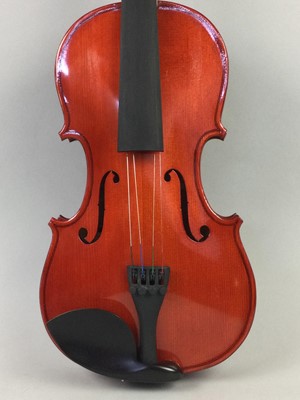 Lot 125 - A GEAR 4 MUSIC VIOLIN AND BOW