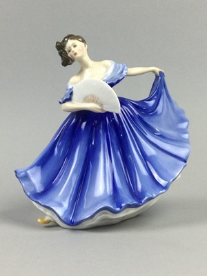 Lot 110 - A COLLECTION OF EIGHT ROYAL DOULTON AND OTHER FIGURES
