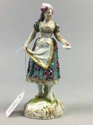Lot 23 - A LOT OF 19TH CENTURY AND OTHER CERAMIC FIGURES